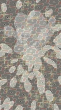 Organik desenli yüzey giriş stili video film sanatı ile soyut arkaplan tasarımı