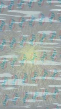 Lüks hareket projeleri için soyut tasarım stili animasyonu olan üst düzey dijital doku