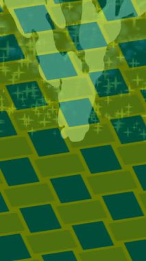 Profesyonel video projeleri sanat tarzı için organik hareketli arkaplan tasarımı