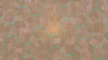 Soyut hareket desenli fütüristik video üretimi için dinamik dijital arkaplan