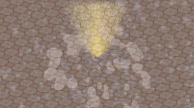 Lüks hareket projeleri için soyut tasarım stili animasyonu olan üst düzey dijital doku