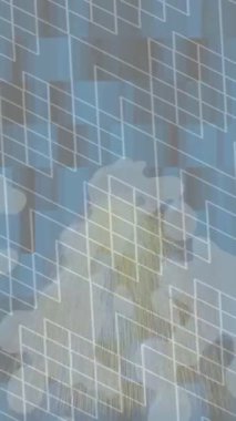 Organik desenli yüzey giriş stili video film sanatı ile soyut arkaplan tasarımı