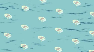 Soyut hareket desenli fütüristik video üretimi için dinamik dijital arkaplan