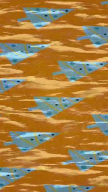 Benzersiz hareket dokusu tasarım sanatı ile profesyonel video düzenleme için modern soyut grafikler