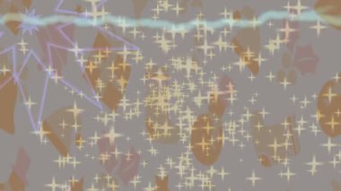 Benzersiz video giriş tasarımı projeleri için detaylı yüzey kalıbı film animasyon stili grafik girişi