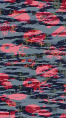 Soyut hareket desenli fütüristik video üretimi için dinamik dijital arkaplan