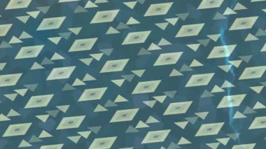 Soyut hareket desenli fütüristik video üretimi için dinamik dijital arkaplan