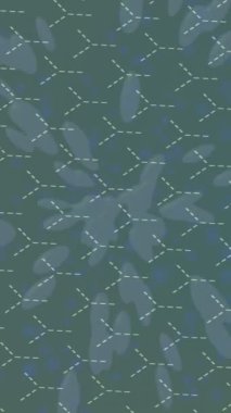 Benzersiz dijital animasyon tarzı grafikleri olan yaratıcı ortam tasarımı için yenilikçi hareket dokusu