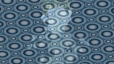 Soyut hareket desenli fütüristik video üretimi için dinamik dijital arkaplan