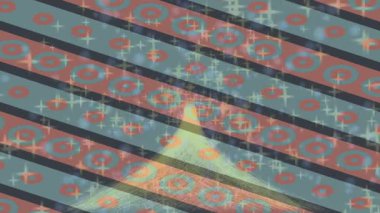 Dijital doku yüzey tasarım biçimi ile modern video animasyonu için gelişmiş hareket grafikleri