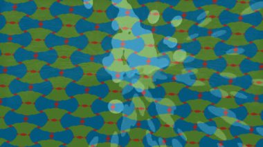 Soyut hareket desenli fütüristik video üretimi için dinamik dijital arkaplan