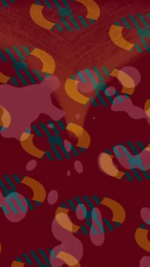 Lüks hareket projeleri için soyut tasarım stili animasyonu olan üst düzey dijital doku