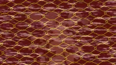 Benzersiz dijital animasyon tarzı grafikleri olan yaratıcı ortam tasarımı için yenilikçi hareket dokusu