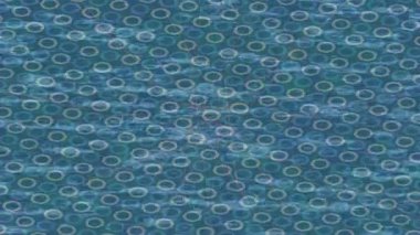 Benzersiz dijital animasyon tarzı grafikleri olan yaratıcı ortam tasarımı için yenilikçi hareket dokusu