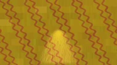 Dijital doku yüzey tasarım biçimi ile modern video animasyonu için gelişmiş hareket grafikleri