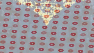 Benzersiz hareket grafikleri tasarım sanatına sahip yaratıcı film üretimi için özet bir arkaplan