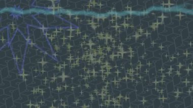 Benzersiz video giriş tasarımı projeleri için detaylı yüzey kalıbı film animasyon stili grafik girişi