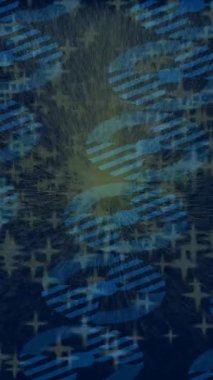 Dijital doku yüzey tasarım biçimi ile modern video animasyonu için gelişmiş hareket grafikleri