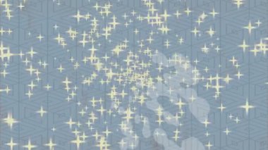 Soyut hareket desenli fütüristik video üretimi için dinamik dijital arkaplan