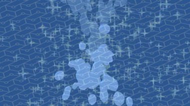 Organik desenli yüzey giriş stili video film sanatı ile soyut arkaplan tasarımı