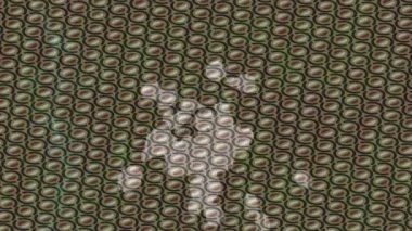 Soyut hareket desenli fütüristik video üretimi için dinamik dijital arkaplan