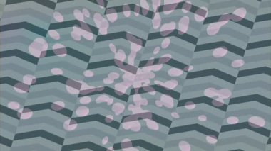 Benzersiz dijital animasyon tarzı grafikleri olan yaratıcı ortam tasarımı için yenilikçi hareket dokusu