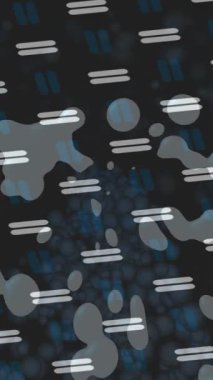 Organik desenli yüzey giriş stili video film sanatı ile soyut arkaplan tasarımı