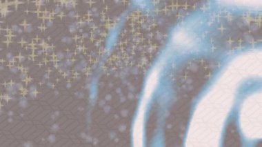 Soyut hareket desenli fütüristik video üretimi için dinamik dijital arkaplan