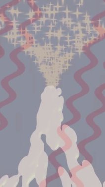 Yaratıcı video düzenleme film tasarımı için benzersiz hareket grafikleri biçimi giriş hareketi video pro