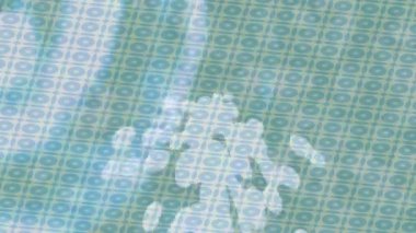 Modern medya üretimi için fütüristik dijital soyut doku sinematik tarz hareketli grafik ögesi