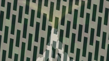 Soyut hareket desenli fütüristik video üretimi için dinamik dijital arkaplan