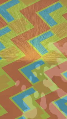 Benzersiz hareket grafikleri tasarım sanatına sahip yaratıcı film üretimi için özet bir arkaplan