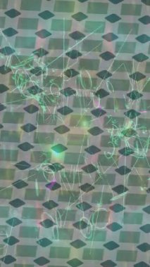 Modern medya üretimi için fütüristik dijital soyut doku sinematik tarz hareketli grafik ögesi