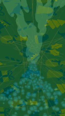 Lüks hareket projeleri için soyut tasarım stili animasyonu olan üst düzey dijital doku