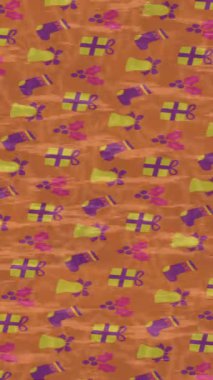 Benzersiz dijital animasyon tarzı grafikleri olan yaratıcı ortam tasarımı için yenilikçi hareket dokusu