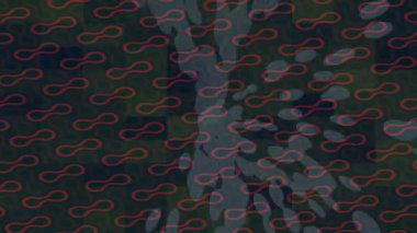 Dijital doku yüzey tasarım biçimi ile modern video animasyonu için gelişmiş hareket grafikleri