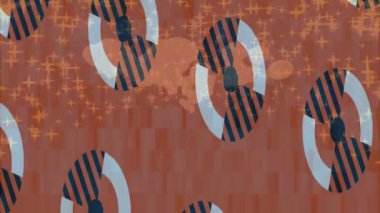 Organik desenli yüzey giriş stili video film sanatı ile soyut arkaplan tasarımı