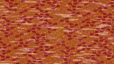 Benzersiz dijital animasyon tarzı grafikleri olan yaratıcı ortam tasarımı için yenilikçi hareket dokusu