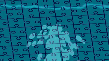 Soyut hareket desenli fütüristik video üretimi için dinamik dijital arkaplan