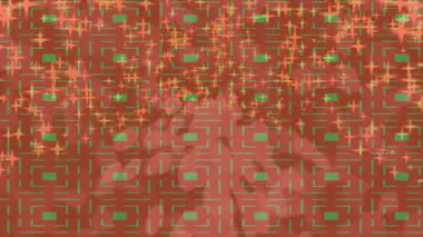 Benzersiz video giriş tasarımı projeleri için detaylı yüzey kalıbı film animasyon stili grafik girişi