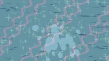 Soyut hareket desenli fütüristik video üretimi için dinamik dijital arkaplan