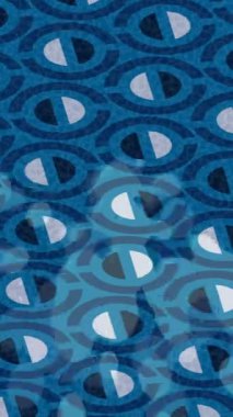 Benzersiz dijital animasyon tarzı grafikleri olan yaratıcı ortam tasarımı için yenilikçi hareket dokusu