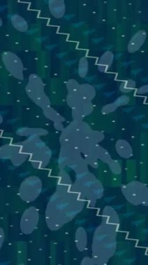 Modern medya üretimi için fütüristik dijital soyut doku sinematik tarz hareketli grafik ögesi