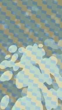 Organik desenli yüzey giriş stili video film sanatı ile soyut arkaplan tasarımı