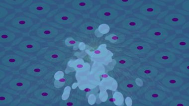 Lüks hareket projeleri için soyut tasarım stili animasyonu olan üst düzey dijital doku