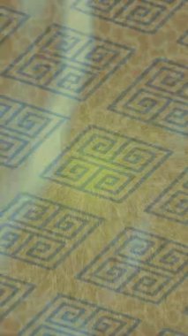 Organik desenli yüzey giriş stili video film sanatı ile soyut arkaplan tasarımı