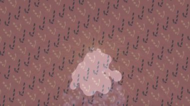 Dijital doku yüzey tasarım biçimi ile modern video animasyonu için gelişmiş hareket grafikleri