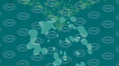 Dijital doku yüzey tasarım biçimi ile modern video animasyonu için gelişmiş hareket grafikleri