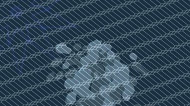 Benzersiz hareket grafikleri tasarım sanatına sahip yaratıcı film üretimi için özet bir arkaplan