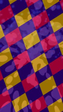 Soyut hareket desenli fütüristik video üretimi için dinamik dijital arkaplan